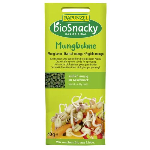 Bio Snacky Sprossensamen Mungbohne, 40 g, Rapunzel Naturkost GmbH