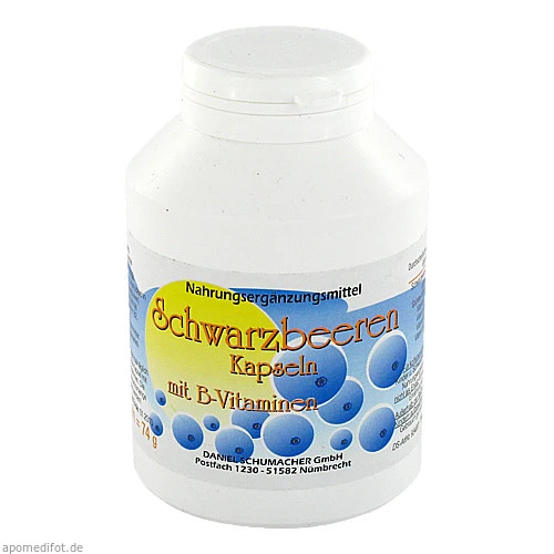 Schwarzbeeren-Kapseln, 180 Stk., Ds-Pharmagit GmbH