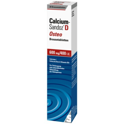 Calcium-Sandoz D Osteo Brausetabletten, 20 Stk., HEXAL AG