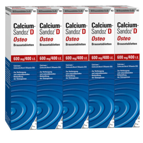Calcium-Sandoz D Osteo Brausetabletten, 20 Stk., HEXAL AG