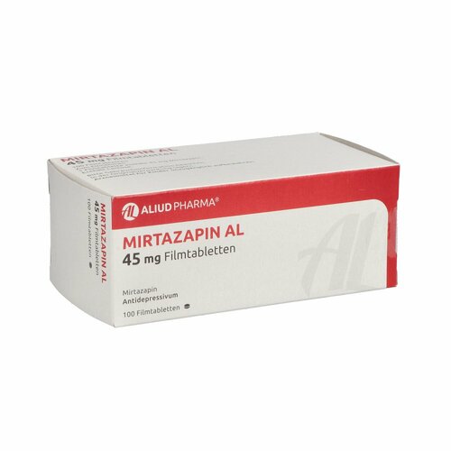 Mirtazapin Al 45mg Filmtabletten, 100 Stk., Aliud Pharma GmbH
