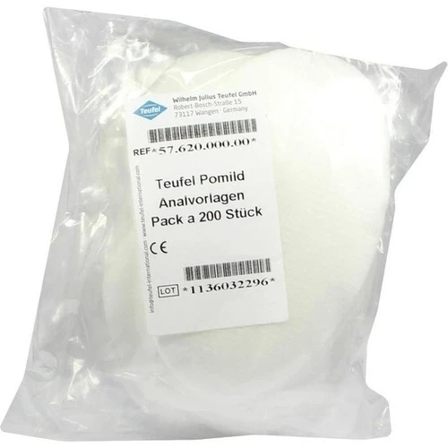 Teufel-Pomild-Analvorlagen, 200 Stk., Wilhelm Julius Teufel GmbH