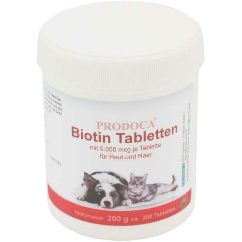 Biotin forte 5mg D Vet, 200 Stk., PRODOCA Knut G&uuml;nther e.K.