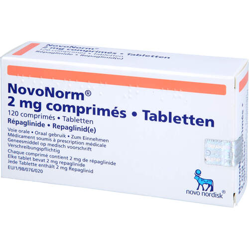 NovoNorm 2.0mg, 120 Stk., Pharma Gerke Arzneimittelvertriebs GmbH