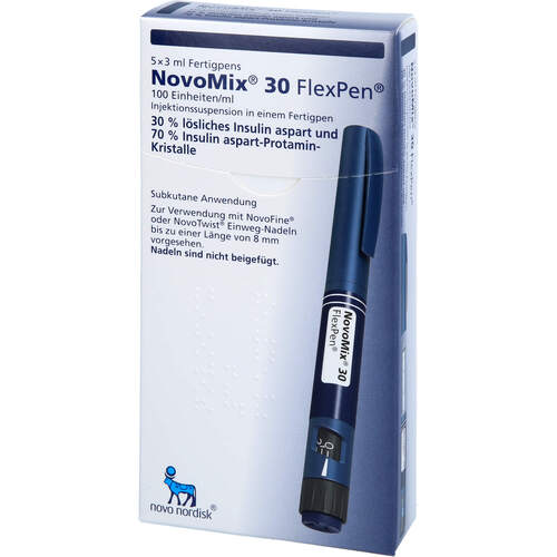 NovoMix 30 FlexPen, 5x3 ml, Novo Nordisk Pharma GmbH
