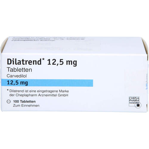 Dilatrend 12.5mg, 100 Stk., kohlpharma GmbH
