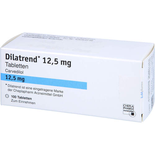 Dilatrend 12.5mg, 100 Stk., kohlpharma GmbH