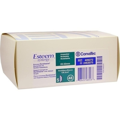 Esteem synergy konvexe Basispl.modellierbar22-33mm, 5 Stk., Convatec (Germany) GmbH