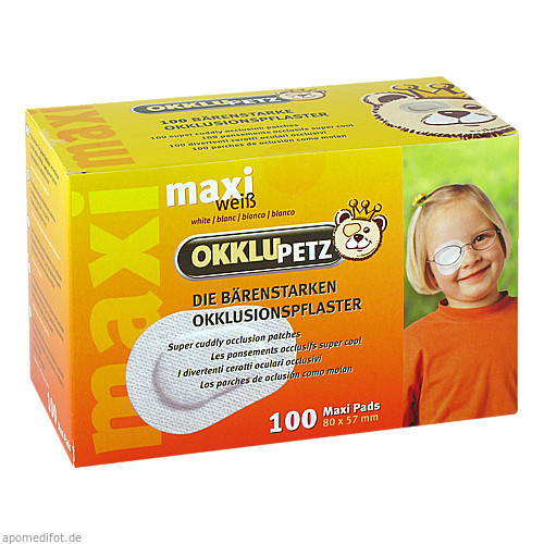 Okklupetz maxi weiß, 100 ST, Berenbrinker Service GmbH