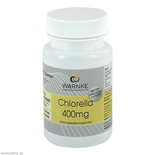 Chlorella 400mg, 100 ST, Warnke Vitalstoffe GmbH