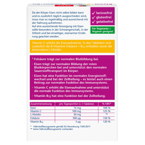 Doppelherz Eisen+Vit.C+L-Histidin, 30 Stk., Queisser Pharma GmbH & Co. KG
