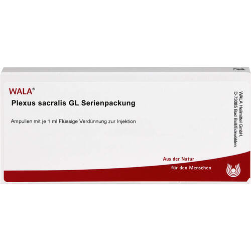 PLEXUS SACRALIS GL Serienpackung Ampullen, 10x1 ml, WALA Heilmittel GmbH