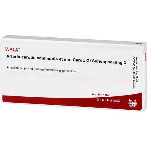ARTERIA CAROTIS COMMUNIS et sin.carot.GL Se.3 Amp., 10x1 ml, WALA Heilmittel GmbH