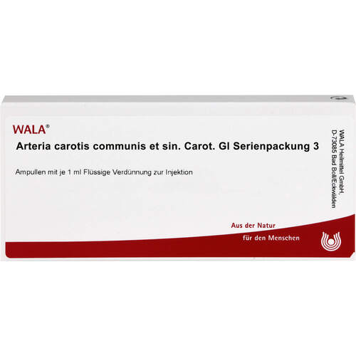 ARTERIA CAROTIS COMMUNIS et sin.carot.GL Se.3 Amp., 10x1 ml, WALA Heilmittel GmbH