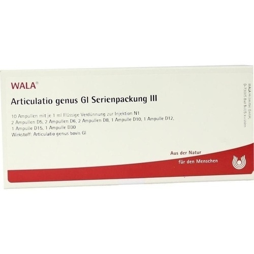 Articulatio genus Gl Serienpackung III, 10x1 ml, Wala Heilmittel GmbH