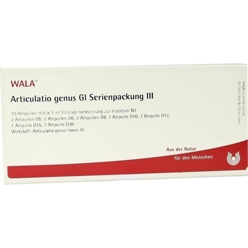 Articulatio genus Gl Serienpackung III, 10X1 ML, Wala Heilmittel GmbH