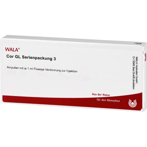 COR GL Serienpackung 3 Ampullen, 10X1 ml, WALA Heilmittel GmbH