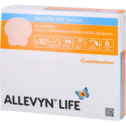 ALLEVYN LIFE Sacrum klein, 10 Stk., Smith & Nephew GmbH