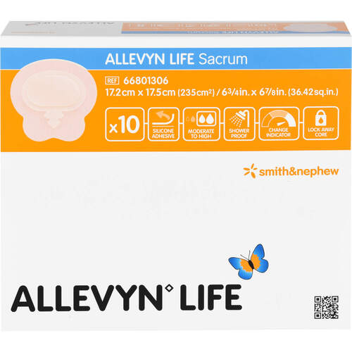 ALLEVYN LIFE Sacrum klein, 10 Stk., Smith & Nephew GmbH