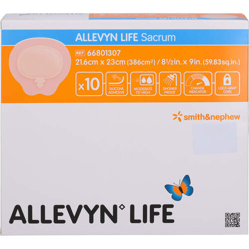 ALLEVYN LIFE Sacrum gro&szlig;, 10 Stk., Smith & Nephew GmbH