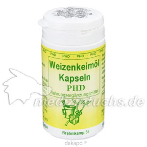 Weizenkeimöl Kapseln, 100 Stk., Pharmadrog GmbH