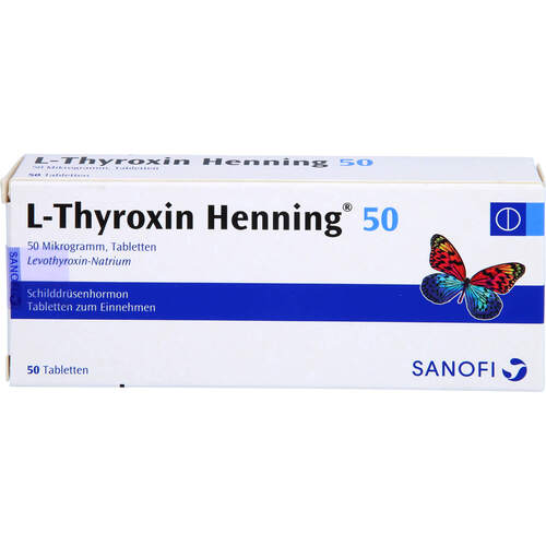 L THYROXIN 50 HENNING, 50 ST, Sanofi-Aventis Deutschland GmbH