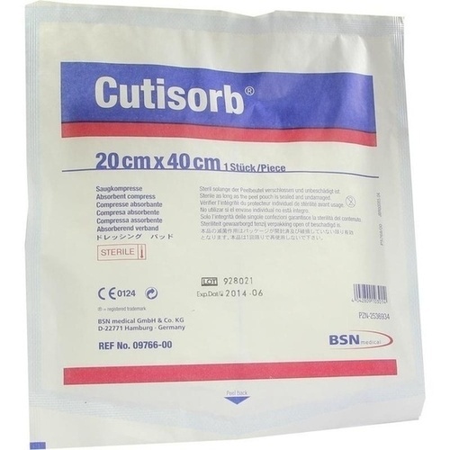 Cutisorb 20x40 steril Saugkompressen, 1 ST, Bsn Medical GmbH