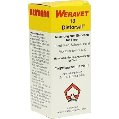 DISTORSAL 13 Tropfen vet., 20 ml, Biokanol Pharma GmbH