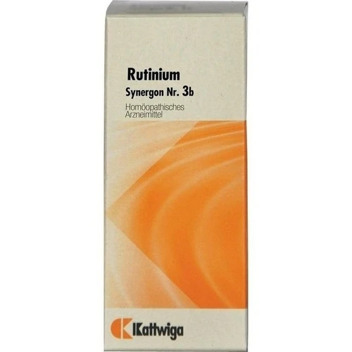 SYNERGON KOMPLEX 3b Rutinium Tropfen, 20 ml, Kattwiga Arzneimittel GmbH