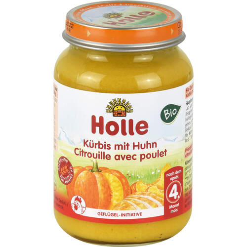 Holle Kürbis mit Huhn, 190 g, Holle baby food AG