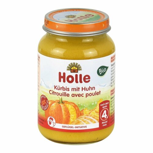 Holle Kürbis mit Huhn, 190 g, Holle baby food AG