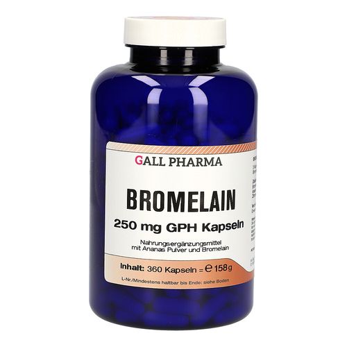 Bromelain 250 mg GPH Kapseln, 360 Stk., Hecht-Pharma GmbH