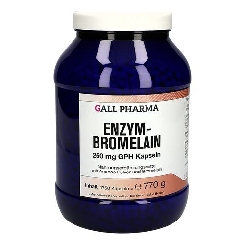 Enzym-Bromelain 250 mg GPH Kapseln, 1750 Stk., Hecht-Pharma GmbH