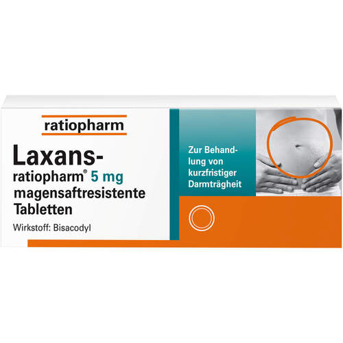 LAXANS-ratiopharm 5 mg magensaftres.Tabletten, 100 Stk., ratiopharm GmbH