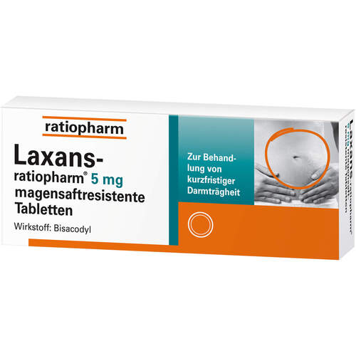 LAXANS-ratiopharm 5 mg magensaftres.Tabletten, 100 Stk., ratiopharm GmbH