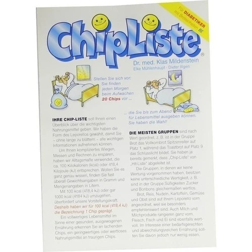 ChipListe-Leporello, 1 Stk., Chip Liste Gbr Illgen