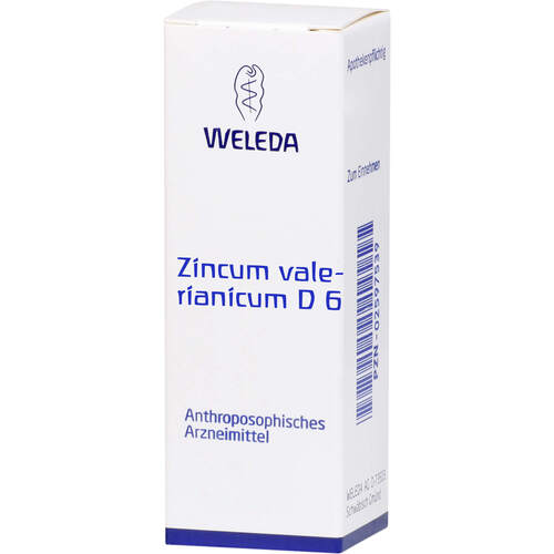 ZINCUM VALERIANICUM D 6 Dilution, 50 ml, WELEDA AG