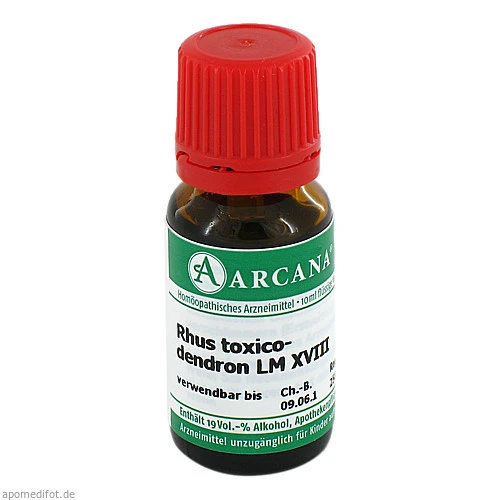 RHUS TOXICODENDRON LM 18, 10 ML,  ARCANA Dr. Sewerin GmbH & Co. KG 