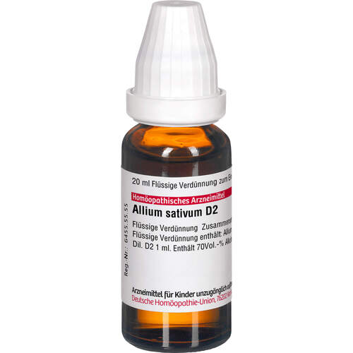 ALLIUM SATIVUM D 2, 20 ML, Dhu-Arzneimittel GmbH & Co. KG