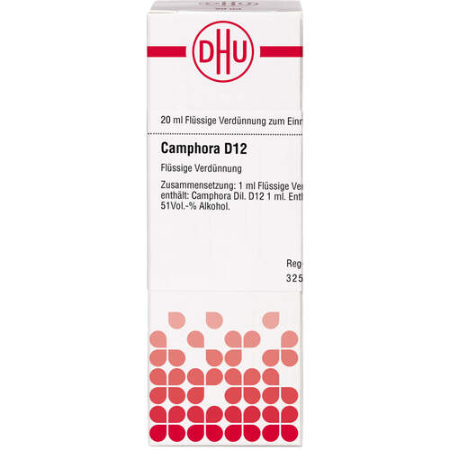 CAMPHORA D12, 20 ml, Dhu-Arzneimittel GmbH & Co. KG CAMPHORA D12, 20 ml, Dhu-Arzneimittel GmbH & Co. KG