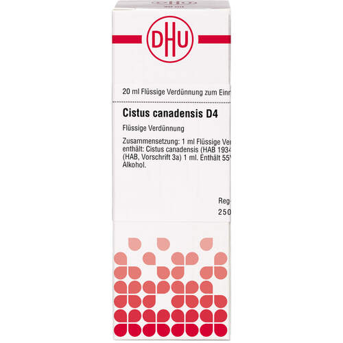 CISTUS CANADENS D 4, 20 ml, Dhu-Arzneimittel GmbH & Co. KG CISTUS CANADENS D 4, 20 ml, Dhu-Arzneimittel GmbH & Co. KG