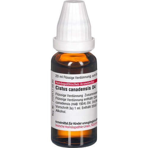 CISTUS CANADENS D 4, 20 ML, Dhu-Arzneimittel GmbH & Co. KG