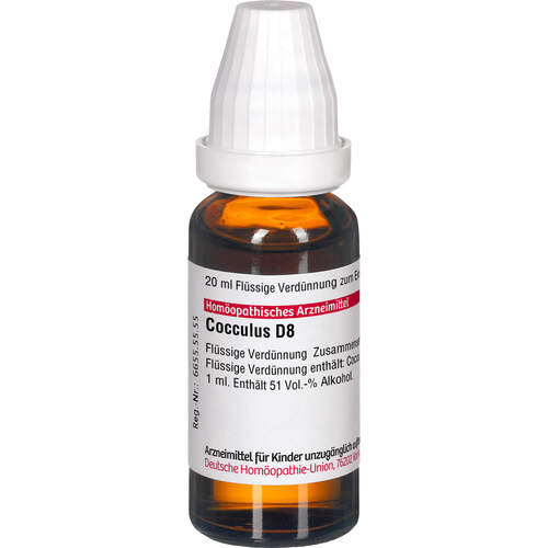 COCCULUS D 8 Dilution, 20 ml, DHU-Arzneimittel GmbH & Co. KG