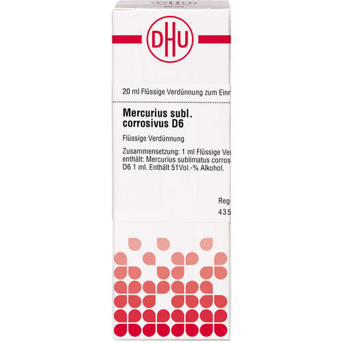 MERCURIUS SUBL CORR D 6, 20 ml, Dhu-Arzneimittel GmbH & Co. KG