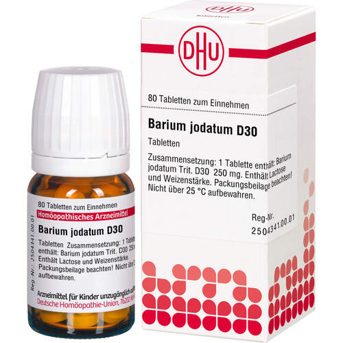 BARIUM JODATUM D 30 Tabletten, 80 Stk., DHU-Arzneimittel GmbH & Co. KG