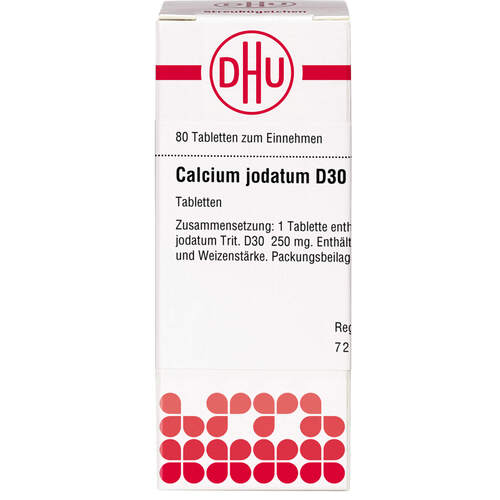 CALCIUM JODATUM D 30 Tabletten, 80 Stk., DHU-Arzneimittel GmbH & Co. KG