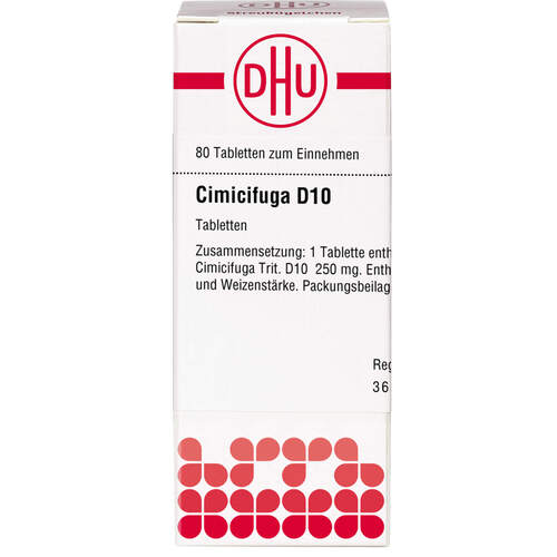 CIMICIFUGA D 10 Tabletten, 80 Stk., DHU-Arzneimittel GmbH & Co. KG