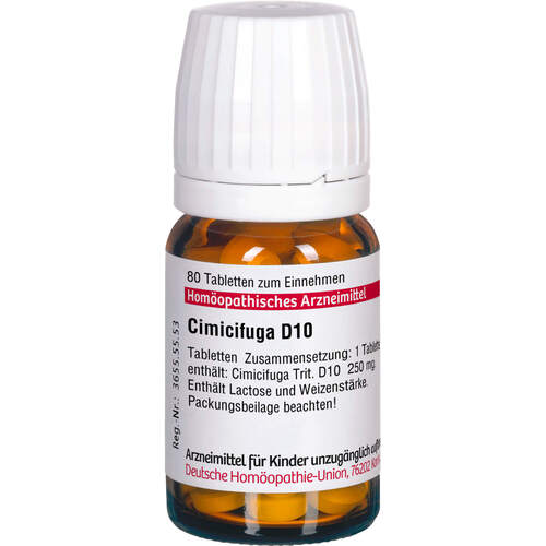 CIMICIFUGA D 10 Tabletten, 80 Stk., DHU-Arzneimittel GmbH & Co. KG