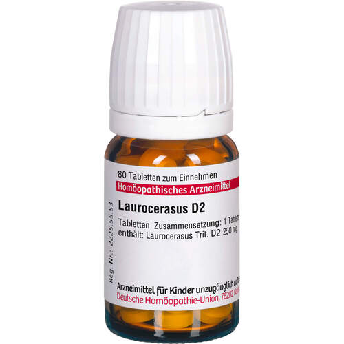 LAUROCERASUS D 2 Tabletten, 80 Stk., DHU-Arzneimittel GmbH & Co. KG