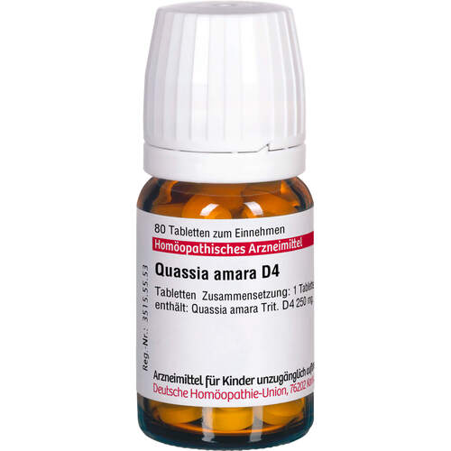 QUASSIA D 4 Tabletten, 80 Stk., DHU-Arzneimittel GmbH & Co. KG